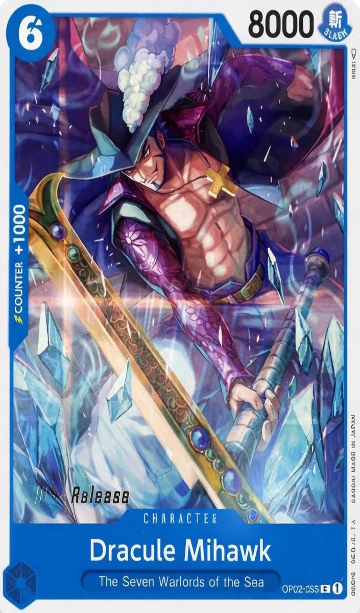 2023 Dracule Mihawk [Pre-release] #OP02-055