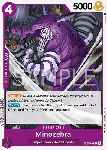 2023 Minozebra [Pre-Release] #OP03-068