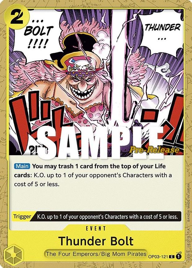 2023 Thunder Bolt [Pre-Release] #OP03-121