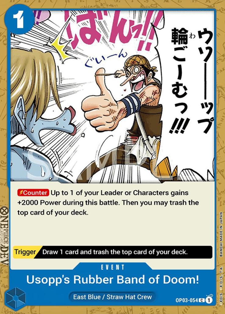 2023 Usopp's Rubber Band of Doom!!! #OP03-054