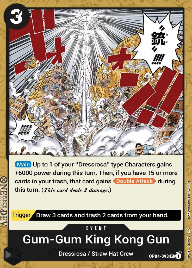 2023 Gum-Gum King Kong Gun #OP04-093