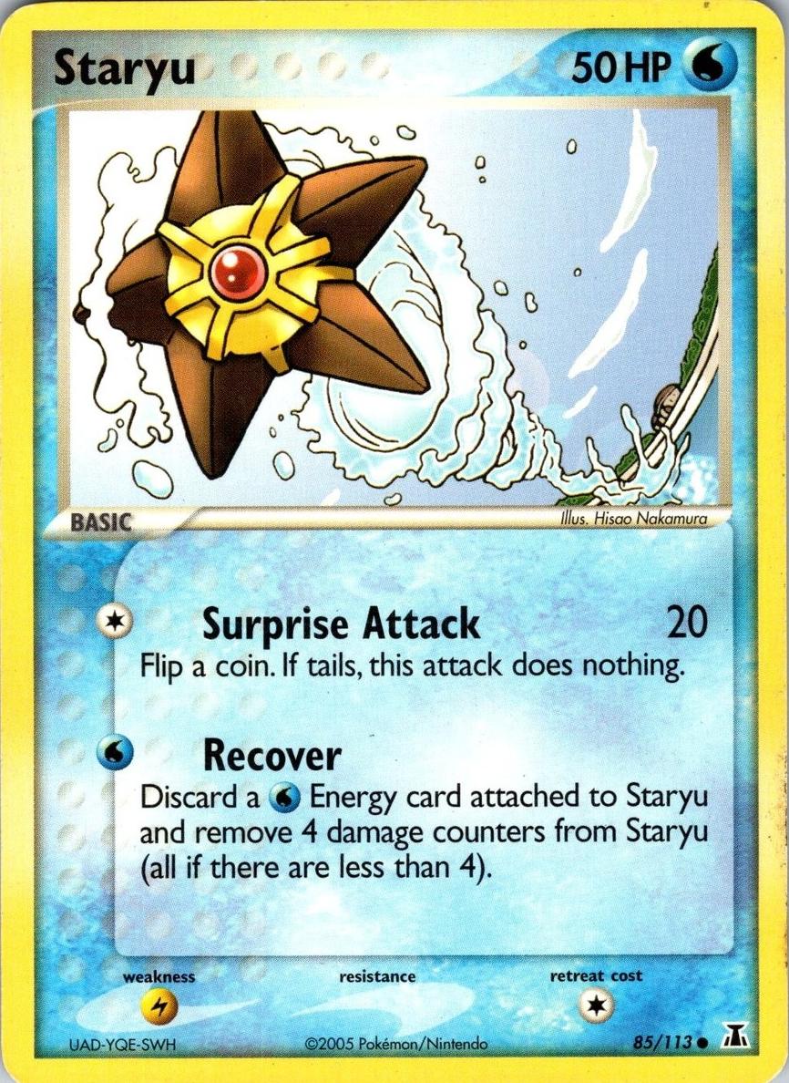Staryu 2005 Pokemon EX Delta Species