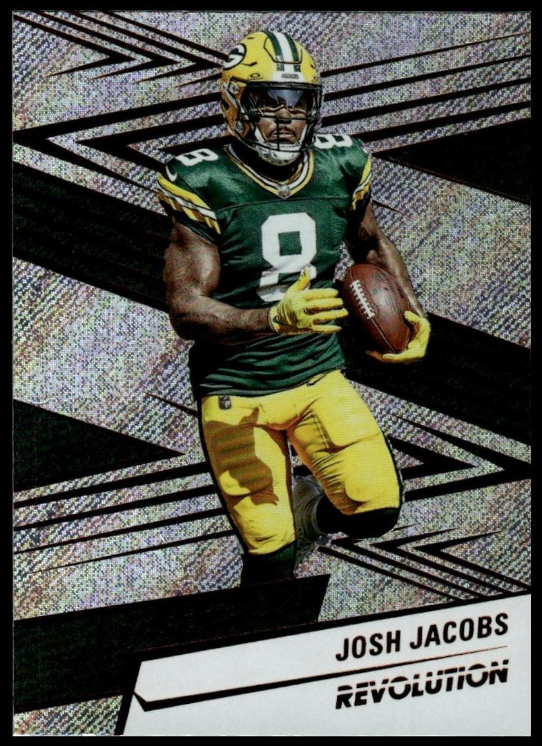 Josh Jacobs 2025 Revolution Football card