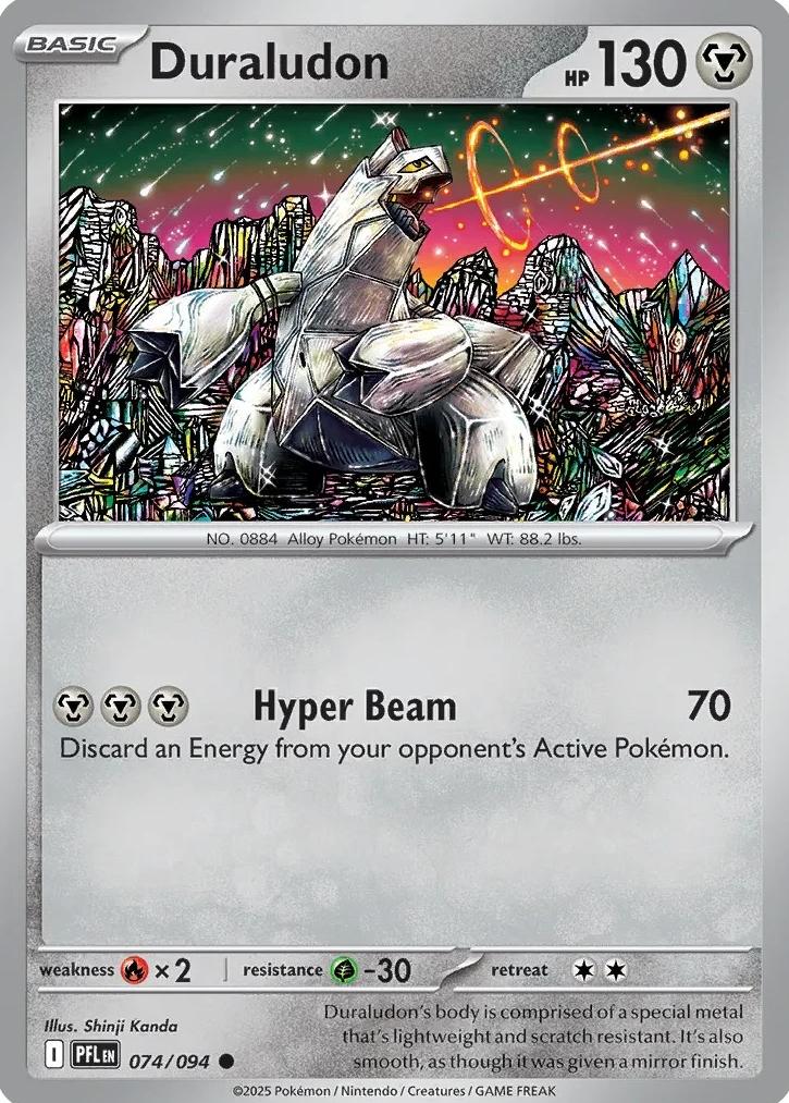 Duraludon 2025 Pokemon Mega Evolution Phantasmal Flames