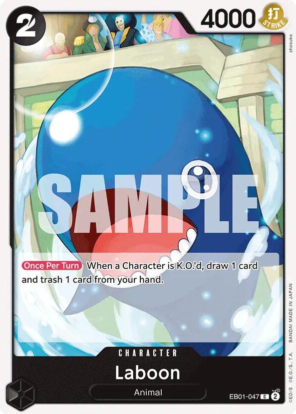 2024 One Piece Memorial Collection Laboon #EB01-047 card