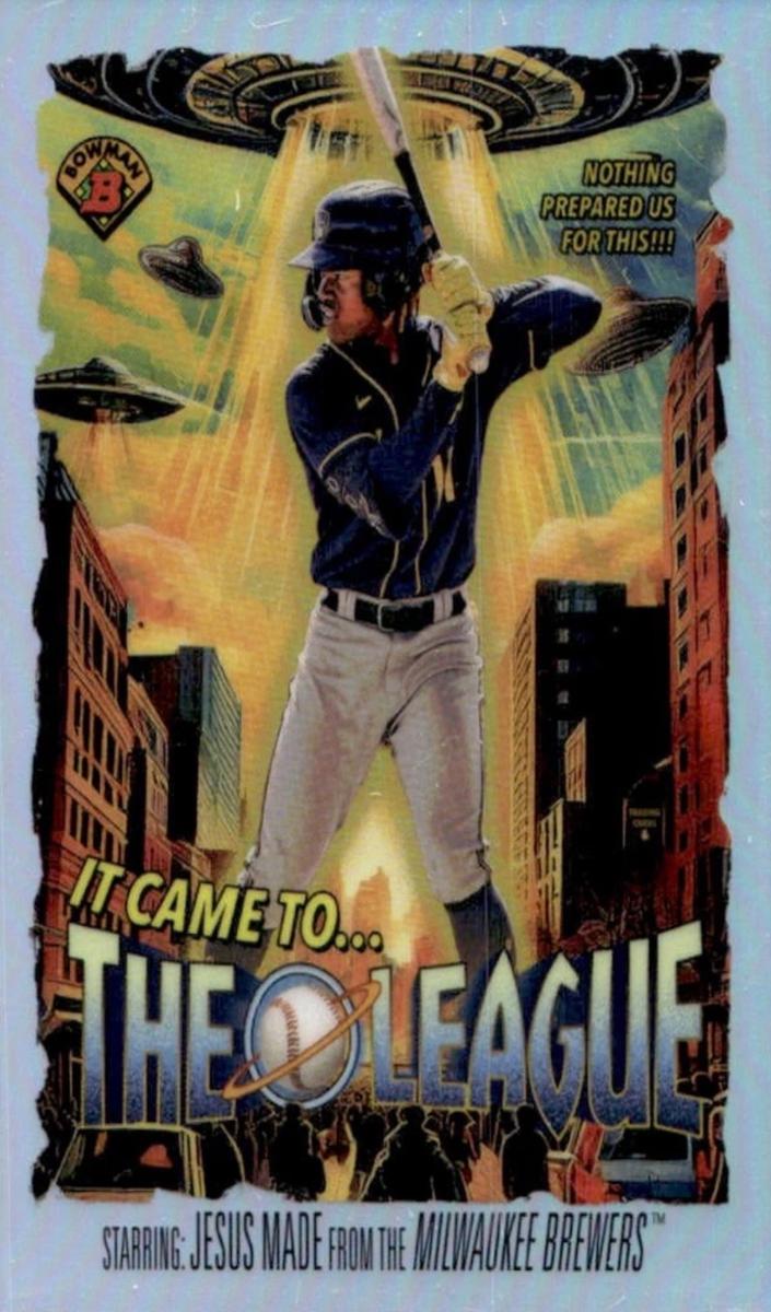 Jesus Made 2025 Bowman Chrome card