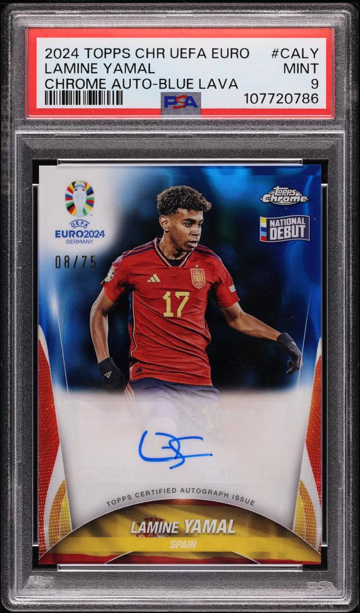 2024 Lamine Yamal [Blue Lava Refractor] #CA-LY