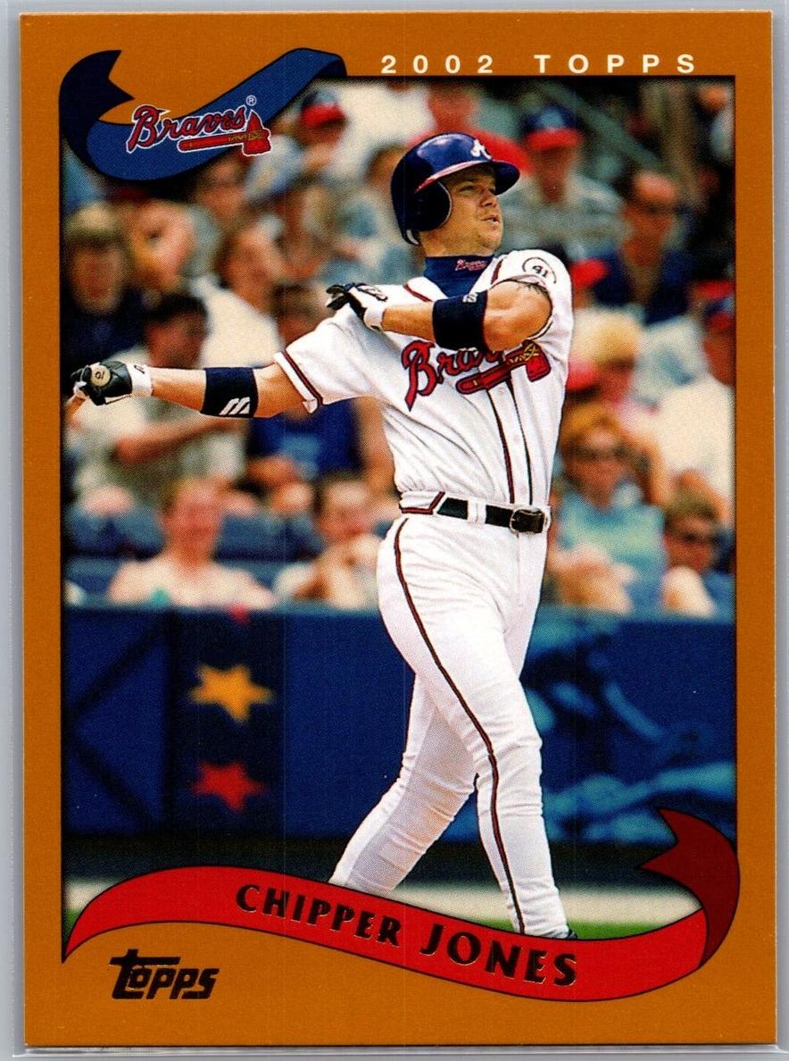 2002 Topps Chipper Jones #410 card
