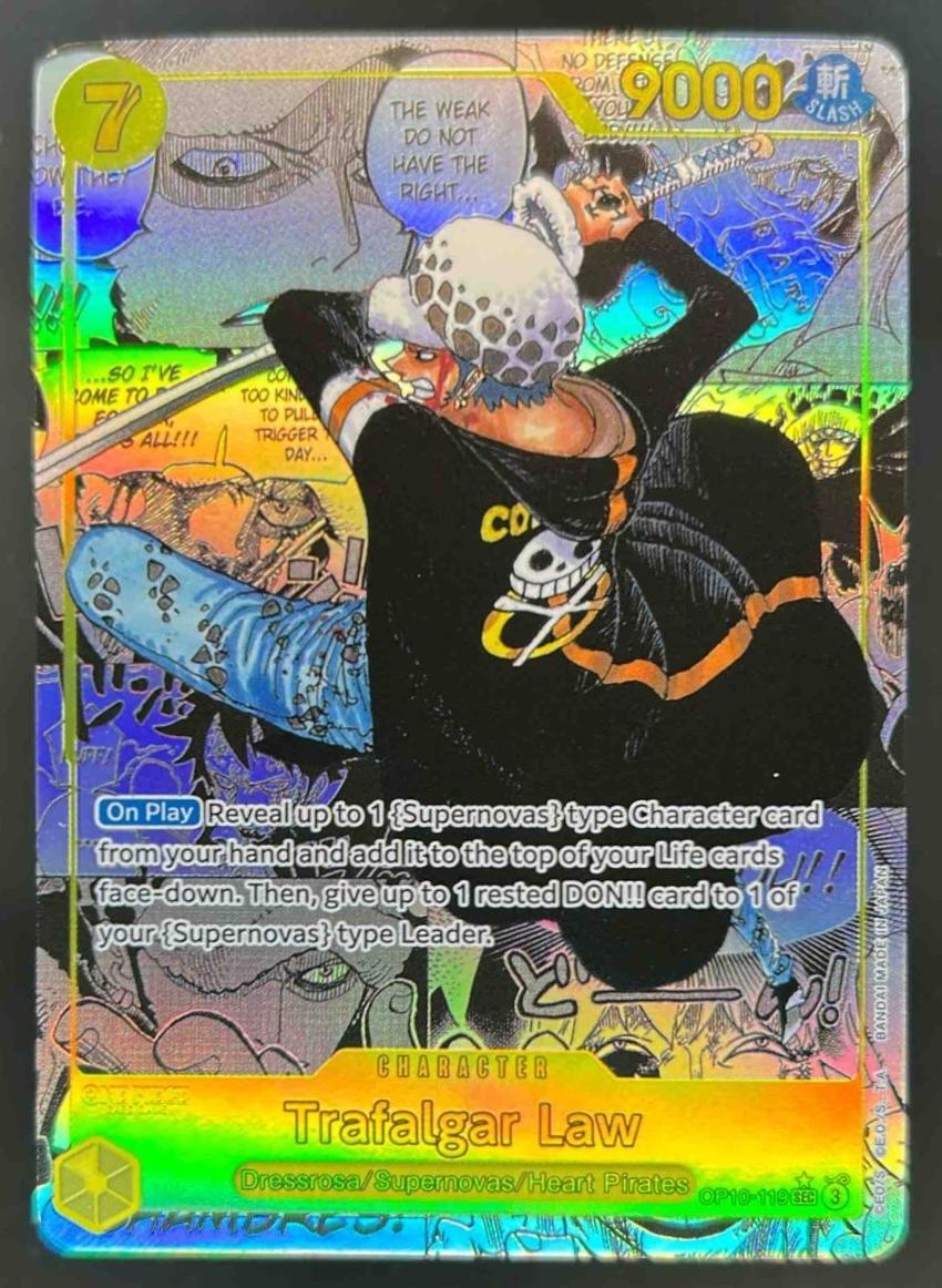 2025 One Piece Alt Art #119 Manga Trafalgar Law front