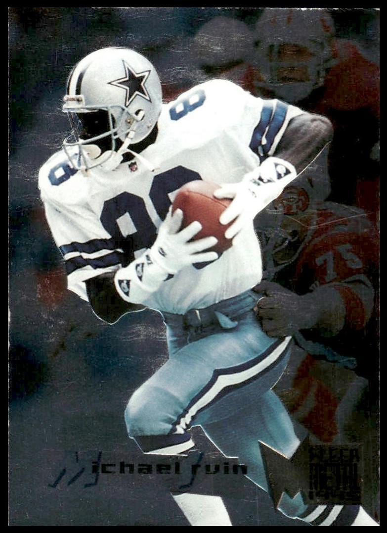 1995 Fleer Metal Michael Irvin #50 card