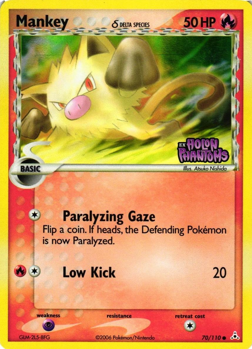 Mankey 2006 Pokemon EX Holon Phantoms