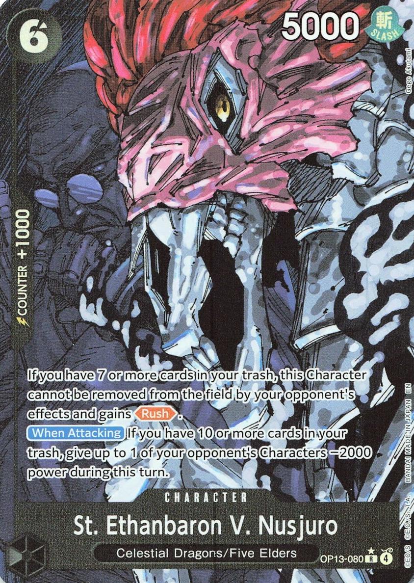 2025 One Piece Foil #080 St. Ethanbaron Nusjuro V front
