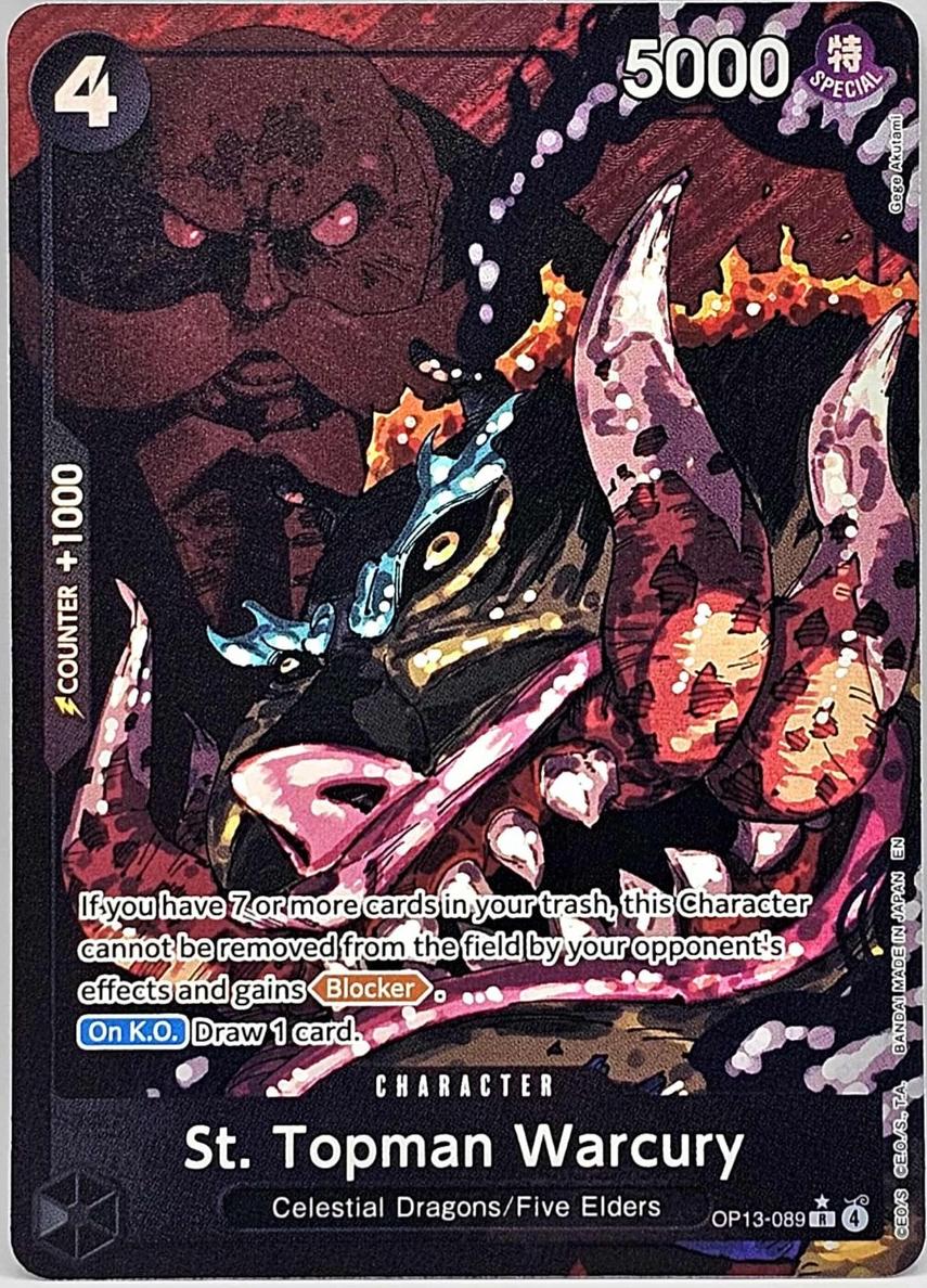 2025 One Piece Carrying On His Will ALTERNATE ART #089 St. Topman Warcury front