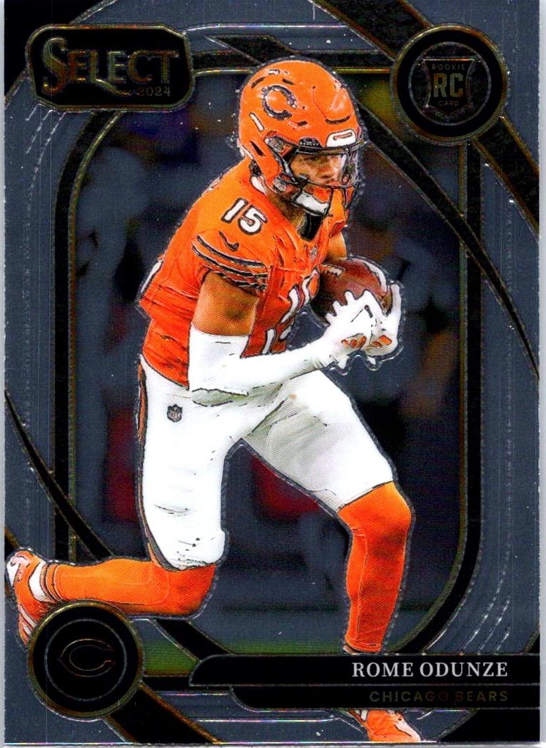 2024 Panini Select Rome Odunze [Silver Prizm] #236 card