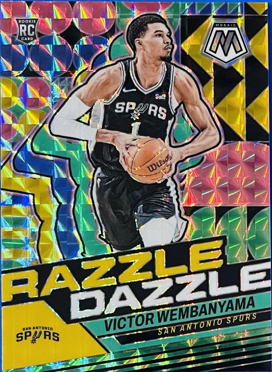 2023 Panini Mosaic #9 Victor Wembanyama front