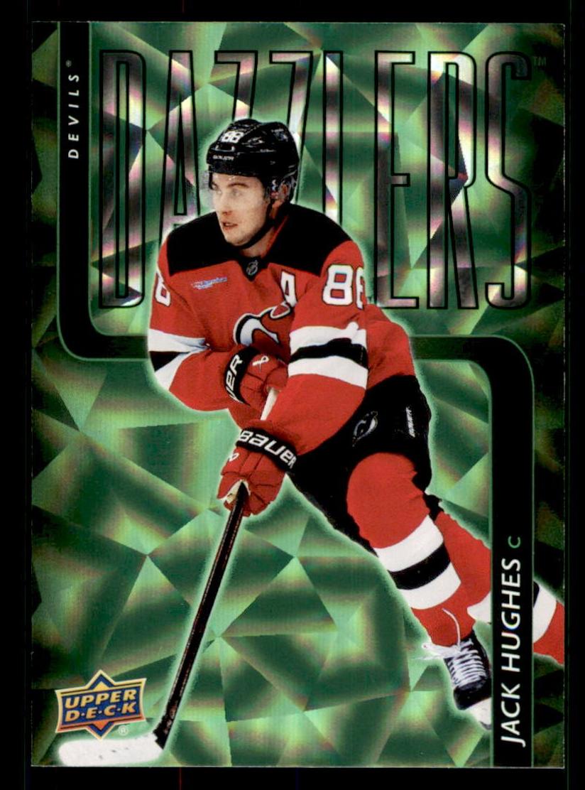 2025 Upper Deck Jack Hughes [Green] #DZ-4 card
