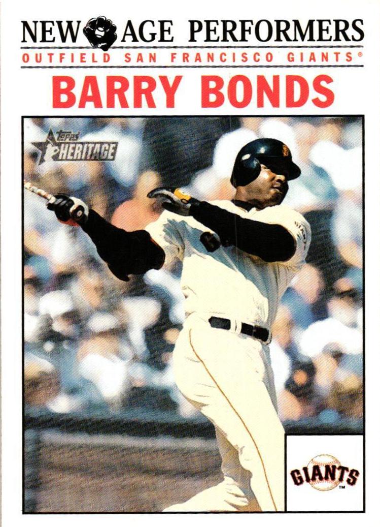 2002 Topps Heritage Barry Bonds #NA-3 card