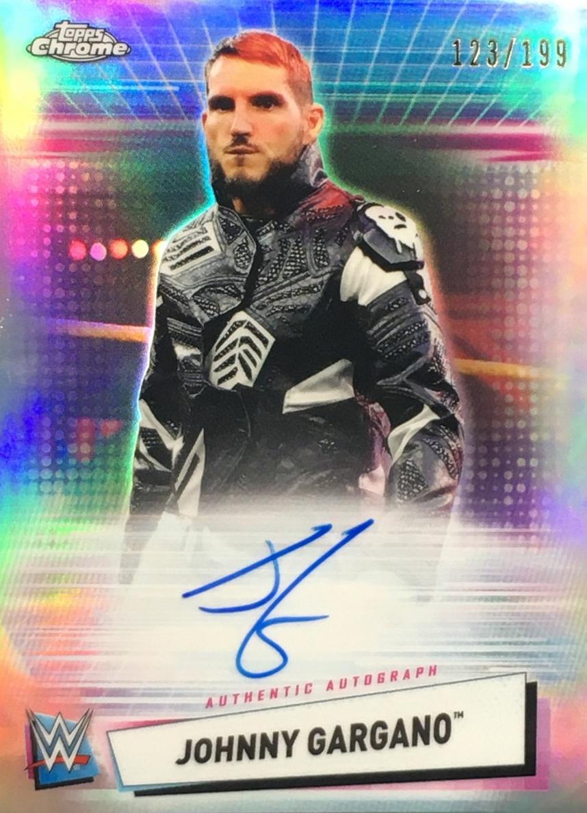 2021 Topps Chrome WWE Johnny Gargano #A-JG card