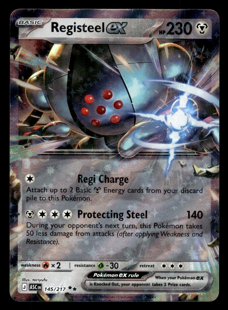 Registeel EX 2026 Pokemon Mega Evolution Ascended Heroes
