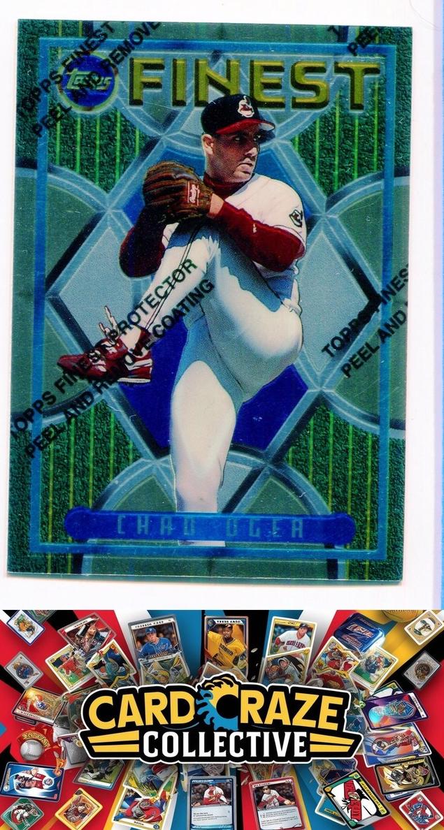 1995 Topps Finest Chad Ogea #293 card