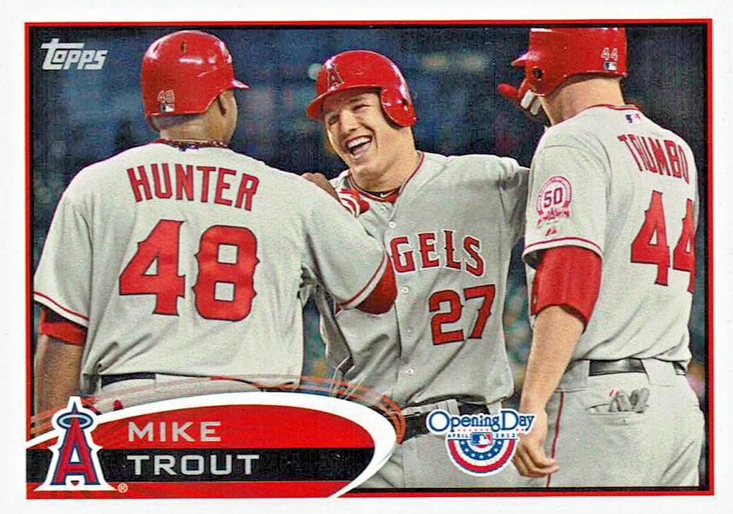 2012 Topps Opening Day Mike Trout #85 card