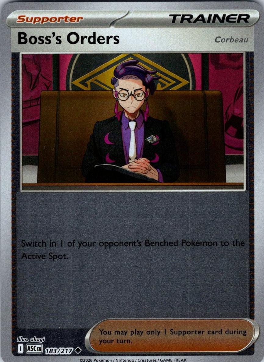 2026 Boss's Orders: Corbeau [Reverse Holo] #183