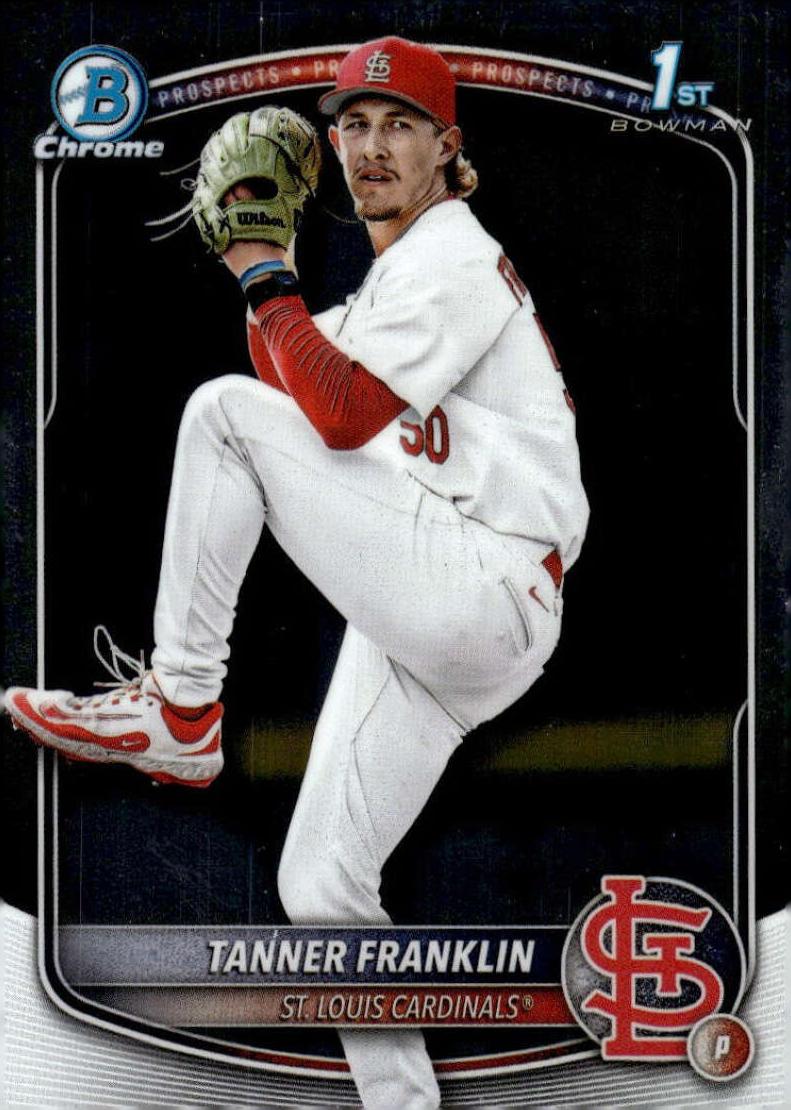 Tanner Franklin 2025 Bowman Draft Chrome card