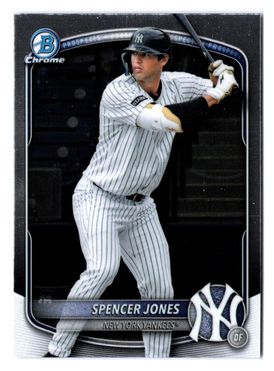 Spencer Jones 2025 Bowman Draft Chrome card
