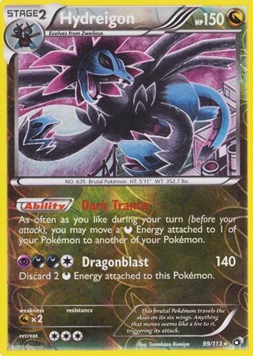 Hydreigon 2013 Pokemon Black & White Legendary Treasures Reverse Holo