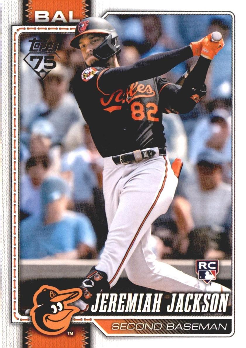 Jeremiah Jackson 2026 Topps Baseball card