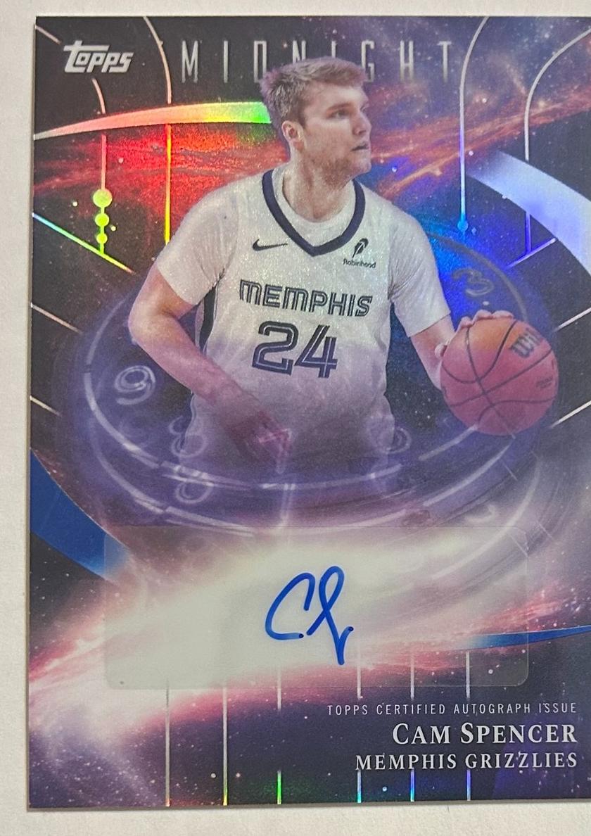 2025 Topps Midnight Cam Spencer #SM-CS card