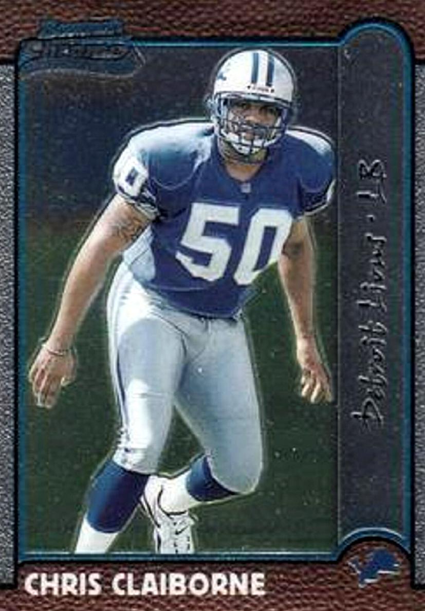 1999 Bowman Chrome Chris Claiborne #160 card