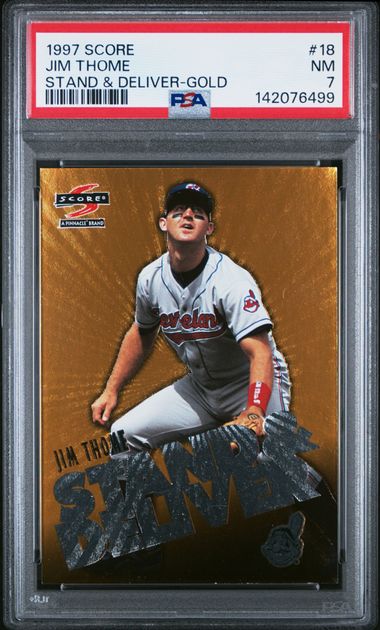 1997 Score Baseball Gold Jim Thome #18