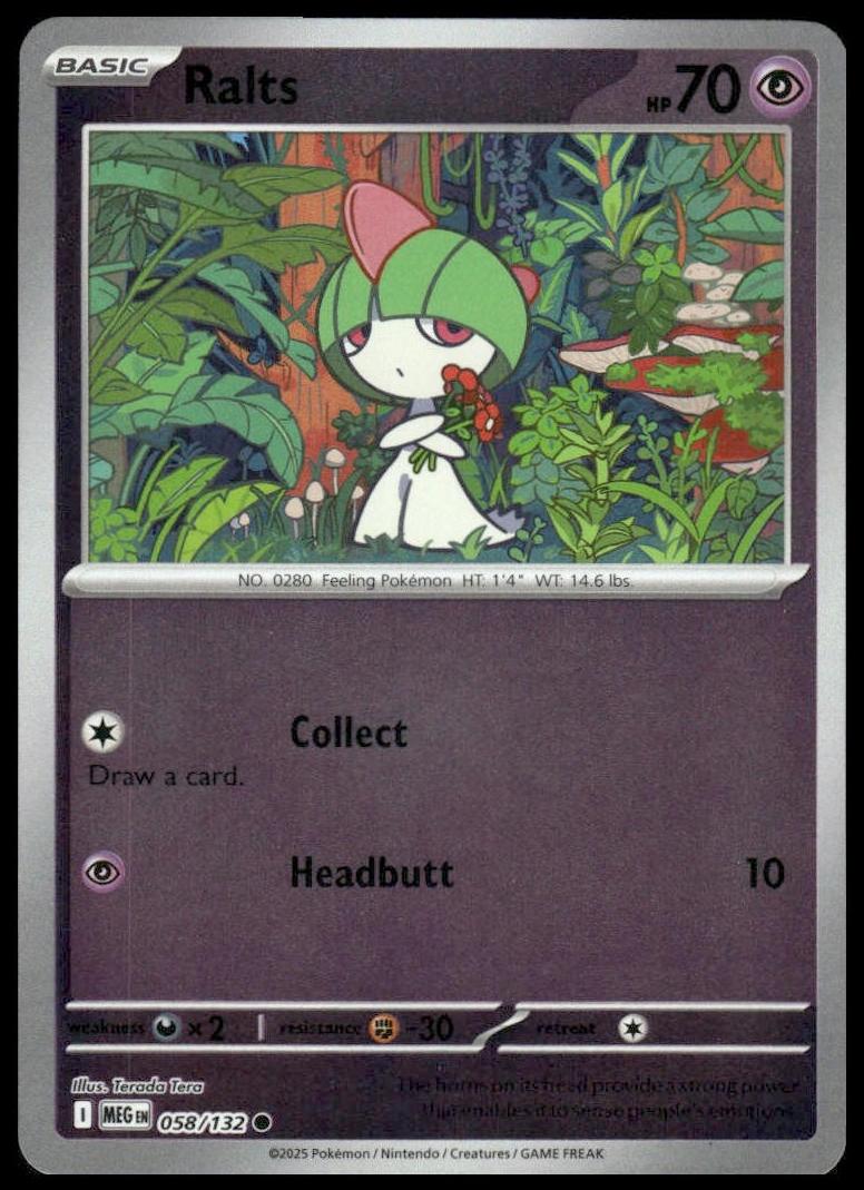 Ralts 2025 Pokemon Mega Evolution