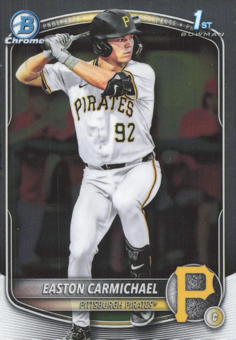 Easton Carmichael 2025 Bowman Draft Chrome card