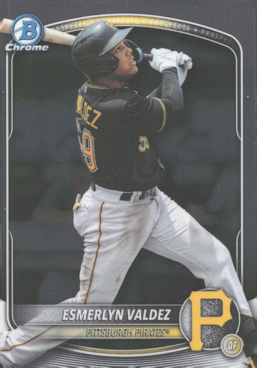 Esmerlyn Valdez 2025 Bowman Draft Chrome card