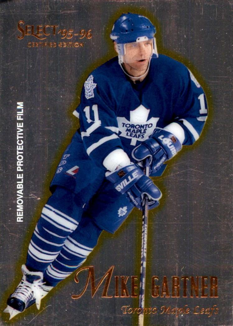 1995 Select Certified Mike Gartner #54 card