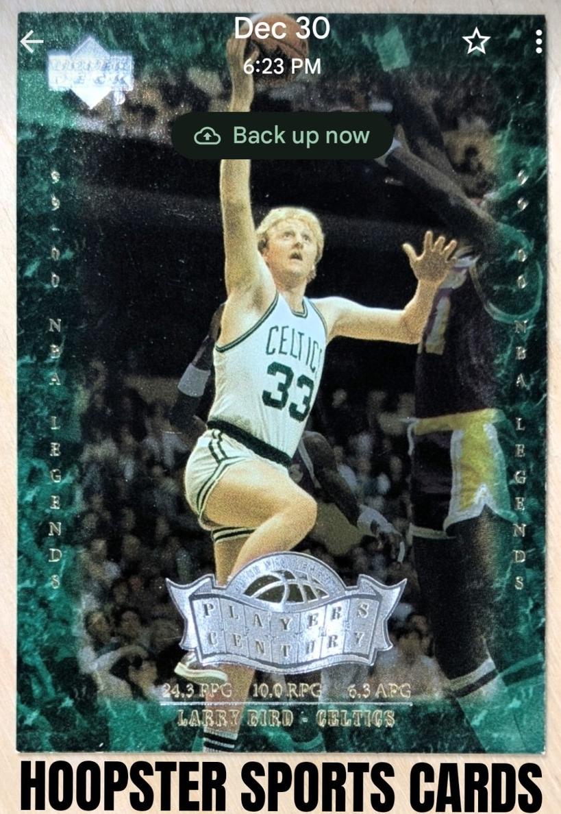 1999 Upper Deck Legends Larry Bird #P4 card