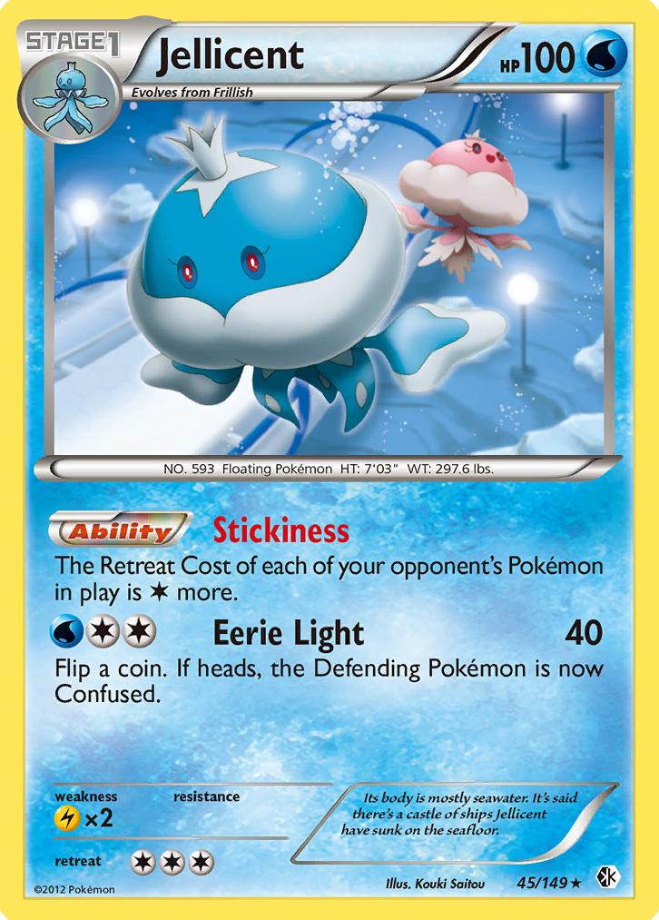 Jellicent 2012 Pokemon Black & White Boundaries Crossed