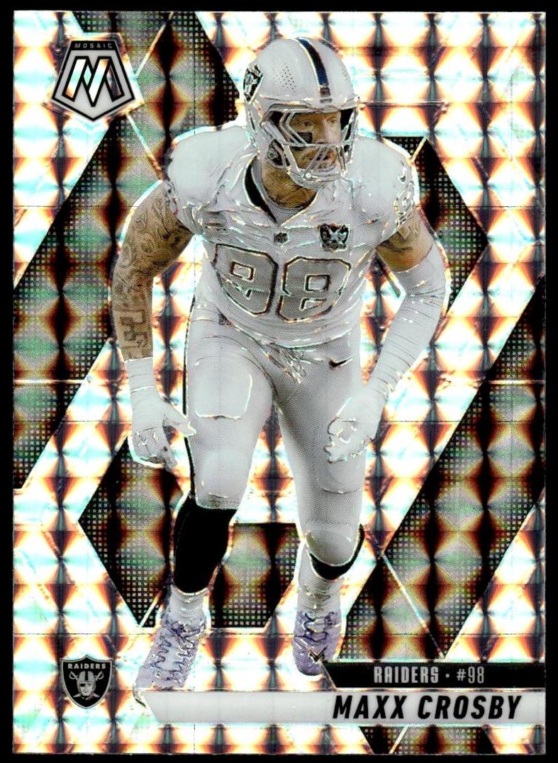 Maxx Crosby 2025 Mosaic Football card