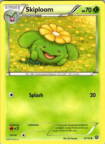 Skiploom 2016 Pokemon XY Steam Siege
