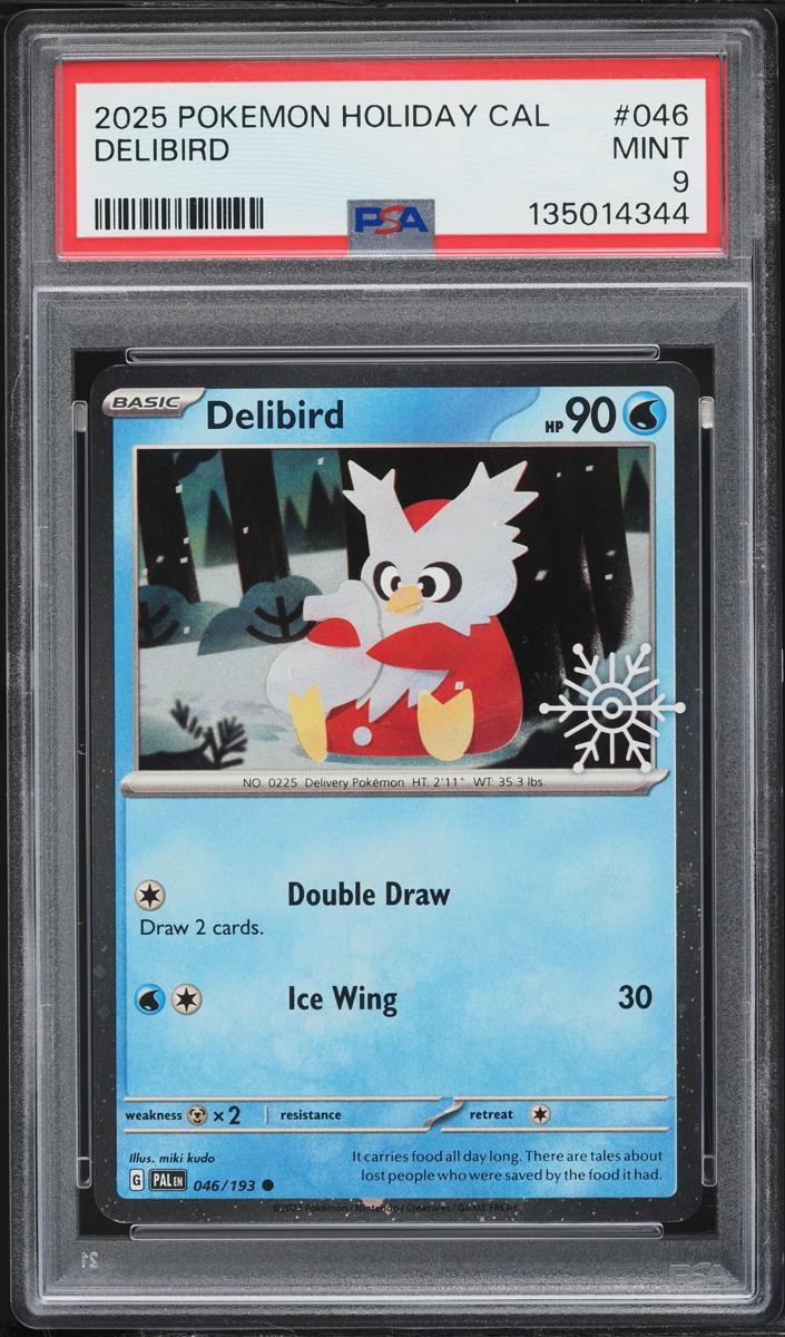 Delibird 2025 Pokemon Holiday Calendar