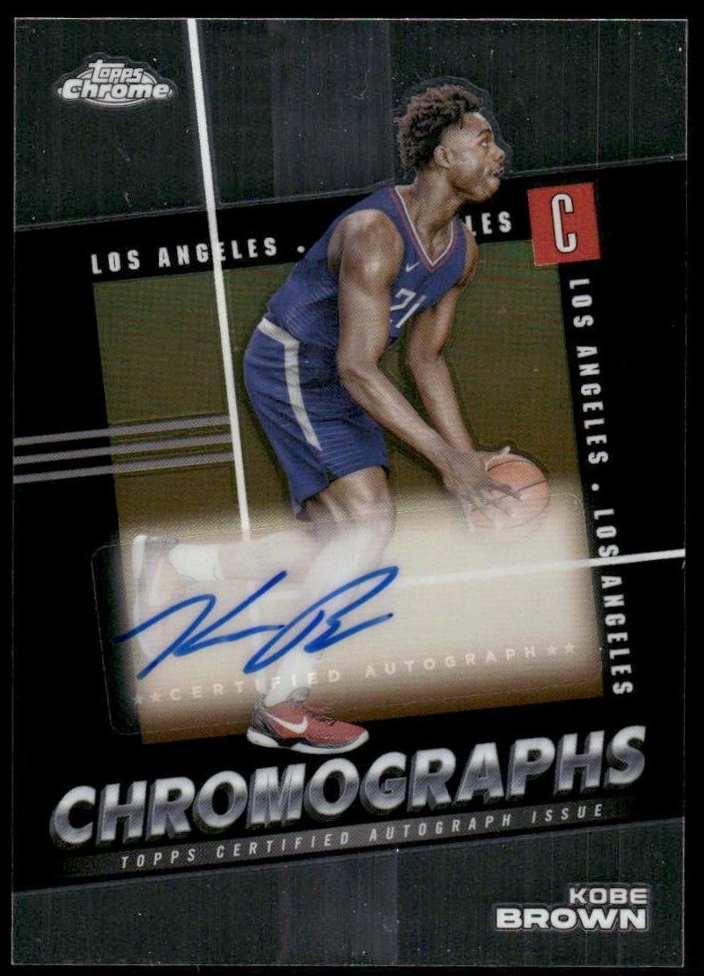 2024 Topps Chrome Kobe Brown #C-KBR card