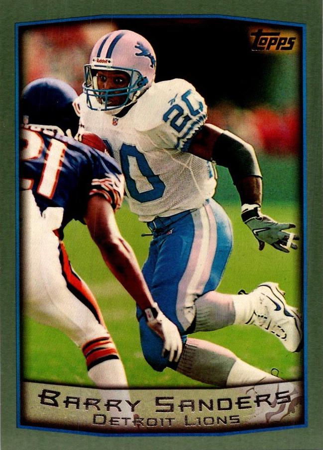 1999 Skybox Molten Metal Perfect Fit Barry Sanders #1 card