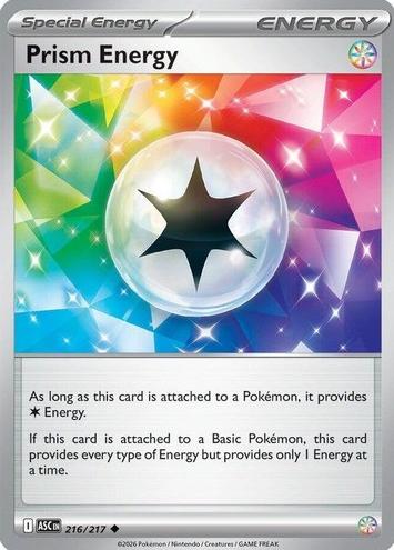 Prism Energy 2026 Pokemon Mega Evolution Ascended Heroes