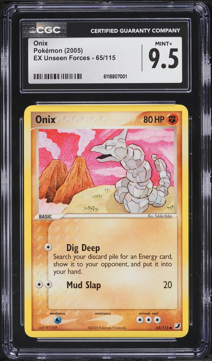 Onix 2005 Pokemon EX Unseen Forces