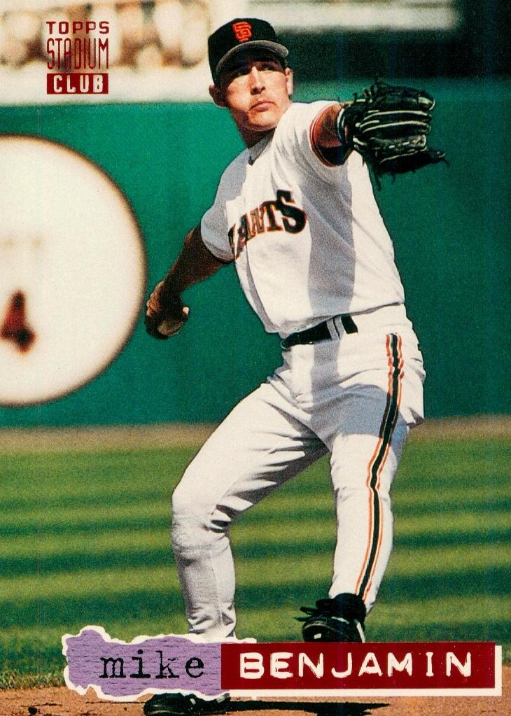 1994 Topps Stadium Club Mike Benjamin #318 card