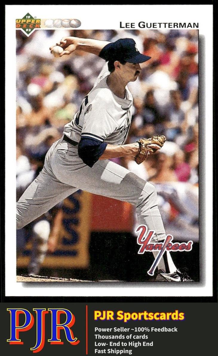 1992 Upper Deck Lee Guetterman #610 card