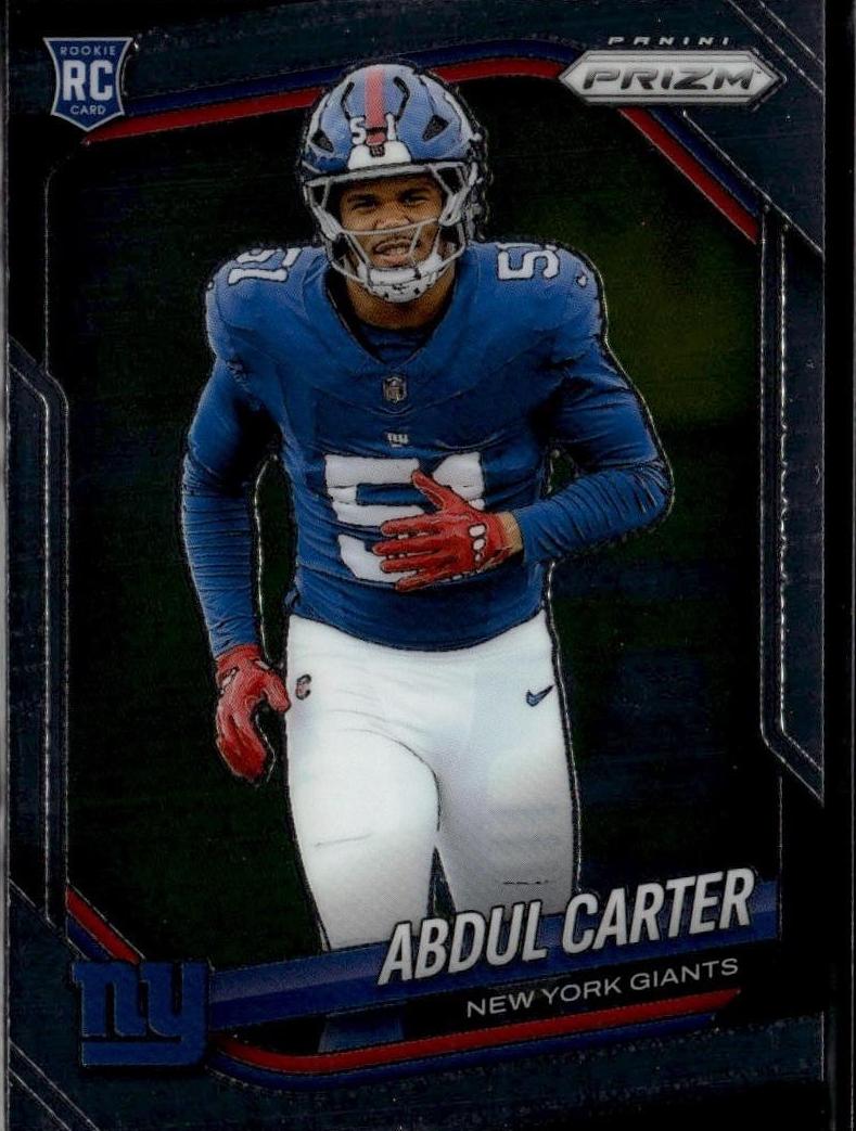 Abdul Carter 2025 Prizm Football card