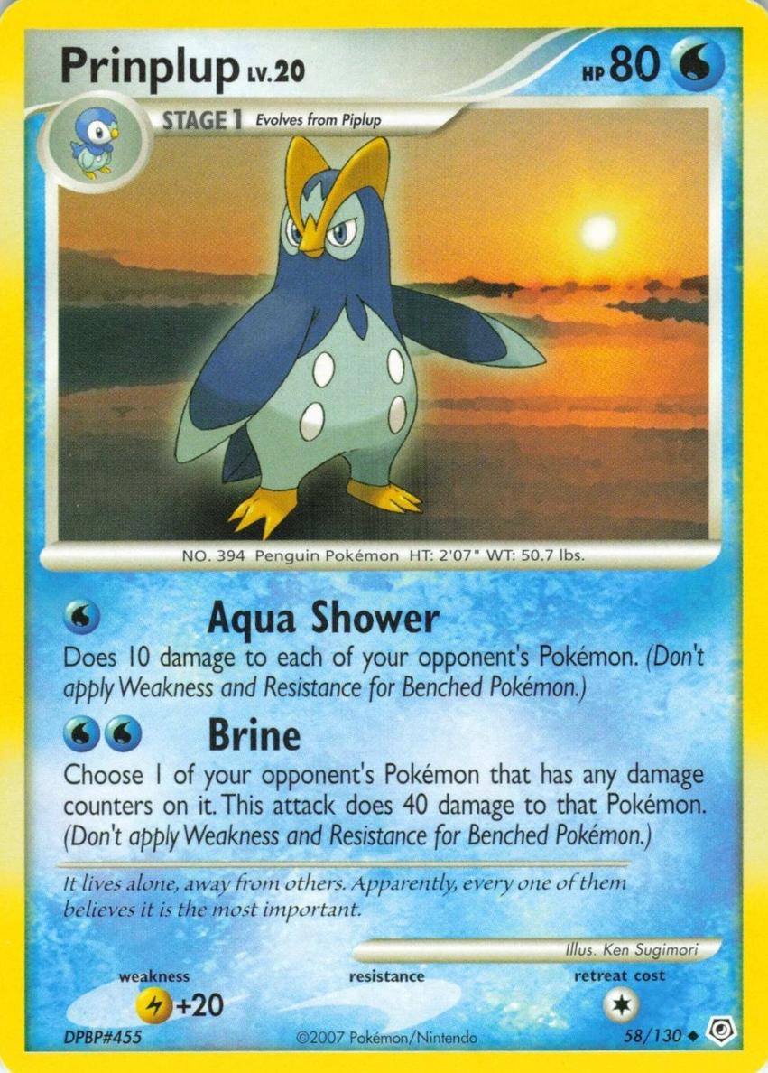 Prinplup 2007 Pokemon Diamond & Pearl